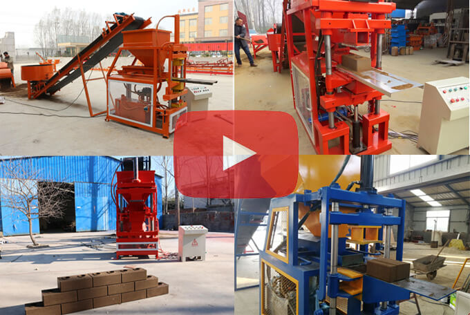 working video of SYN1-5 Automatic Hydraulic Soil Cement Interlocking Brick Making Machine for Sale